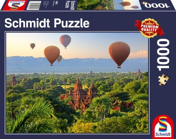 Schmidt Puzzle Hot Air Balloons Over Mandalay