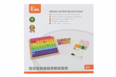 Wooden Alphabet and Math Set