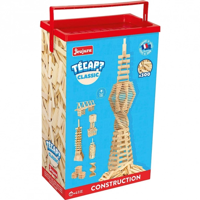 Jeujura Wooden Building Set Tecap Classic 300 Pieces