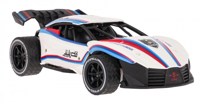 Remote Control Metal Speed Car White 1:20