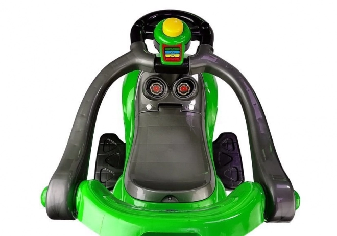 Mega Car 3-in-1 Ride-On with Pusher - Green