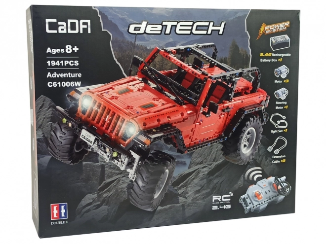 Remote Controlled Terrain Vehicle Building Blocks Set