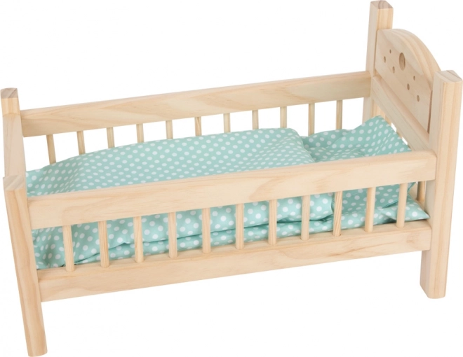 Small Foot Wooden Doll Crib Natural