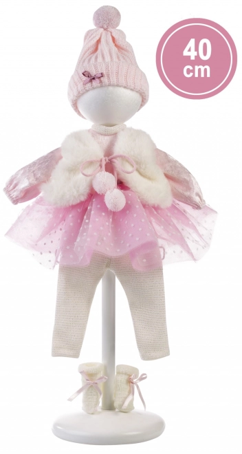 Realistic Doll with Soft Fabric Body - 40 cm