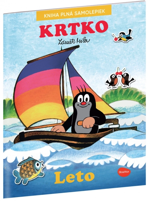 Krtko a léto - kniha samolepek