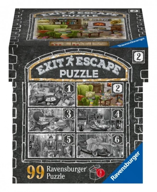 Ravensburger Escape Puzzle Haunted Mansion Living Room