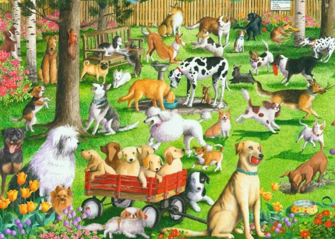 Dog Park XXL 500 Piece Puzzle