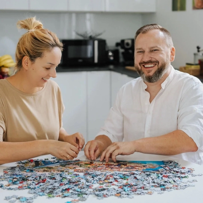 Jigsaw puzzle 500 db Braies-tó Olaszország