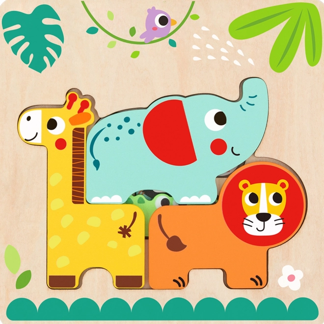 Puzzle in legno a tema animali