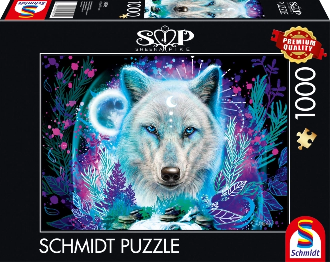 Schmidt Puzzle Neon: Polar Wolf 1000 Pieces