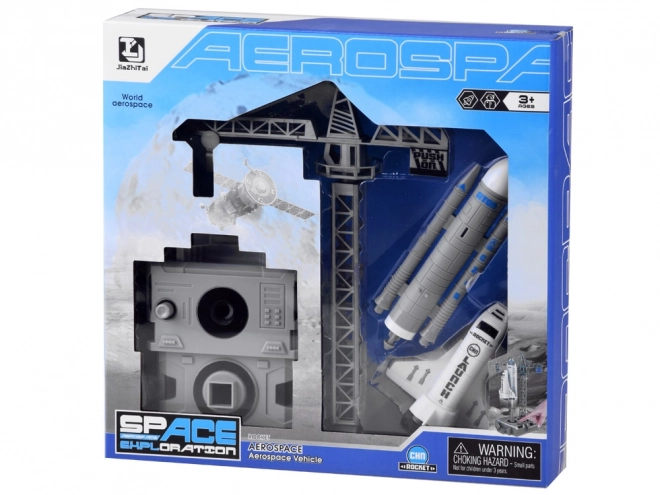 Space Shuttle and Launching Platform Playset