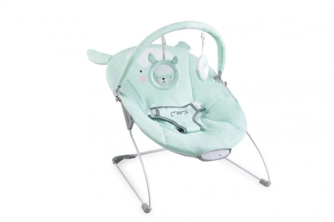 MoMi glossy baby bouncer with melodies