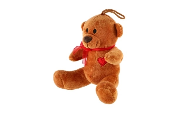 Cuddly Teddy Bear with Bow 12cm Plush