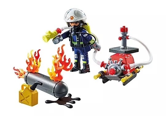Playmobil Tűzoltó Készlet Vízipumpával