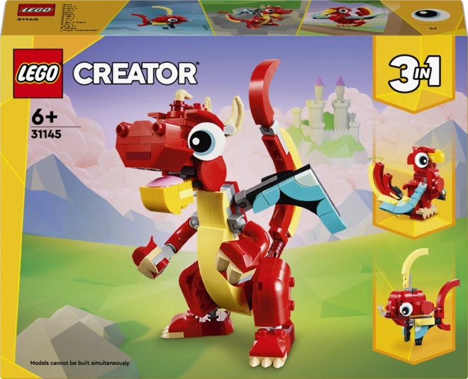 Red Dragon LEGO Creator 3in1 Set