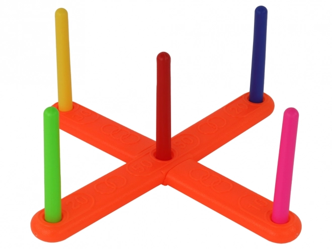 Colorful Ring Toss Game