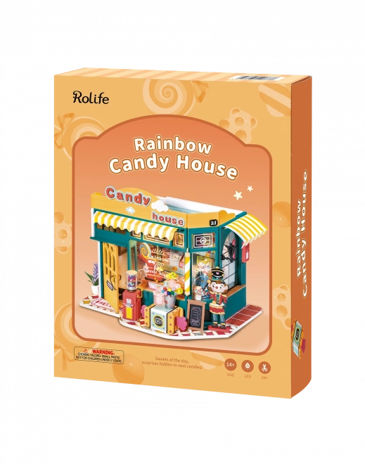 Casa di caramelle arcobaleno Rolife - Miniatura 3D