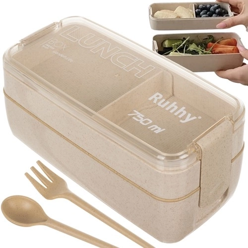 Lunchbox with Cutlery 750ml