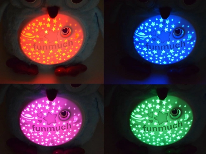 Soothing Owl Lullaby Projector Plush