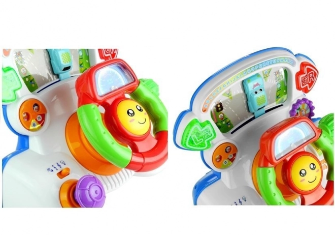 Interactive Educational Steering Wheel with Sounds and Lights