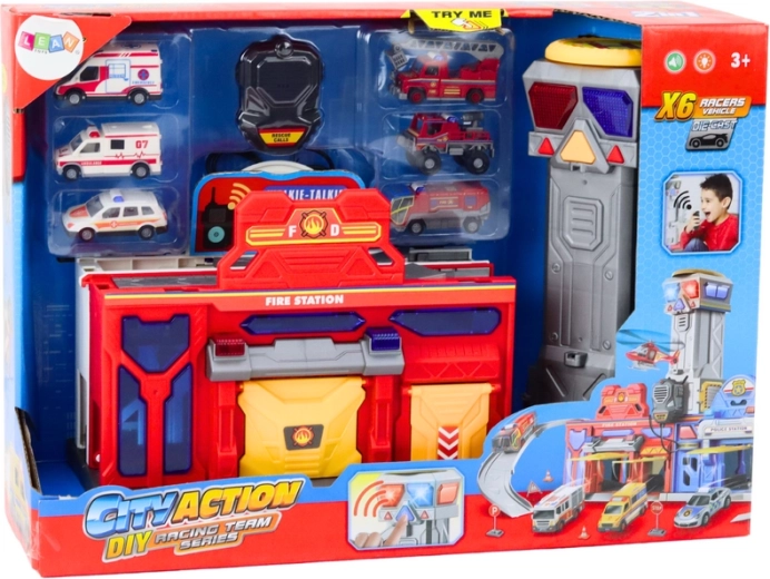 Caserma dei pompieri completa in un’unica confezione