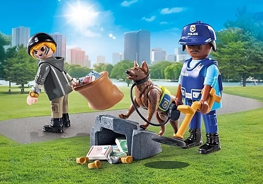 Playmobil Search with Police Dog