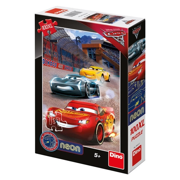 Glow-in-the-Dark Cars 3 Finishing Line Puzzle