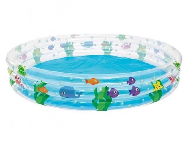 Colorful Inflatable Children's Pool 183x33cm