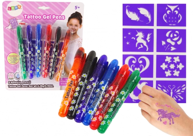 Gel Pens for Tattoo Art Set