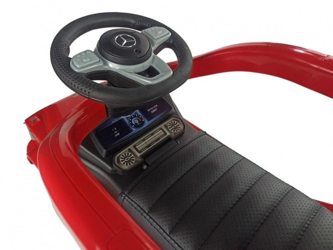 Ride-On Mercedes G-Class with Push Handle Red