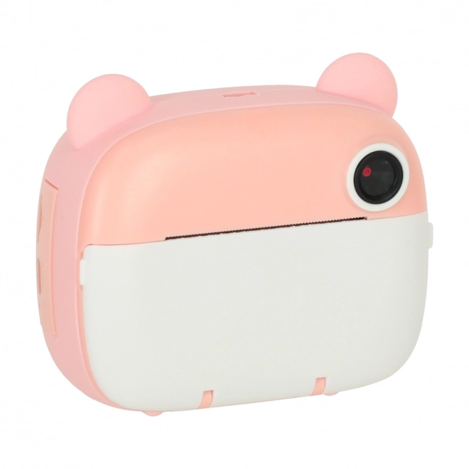 Instant Camera for Kids Pink Bear