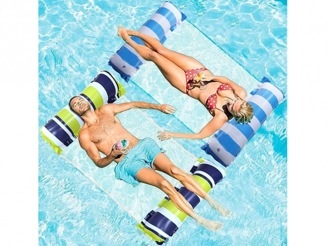 Inflatable Green Pool Hammock Mattress