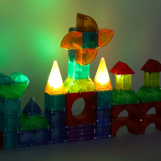 Luminous Magnetic Blocks Set 134 Pieces