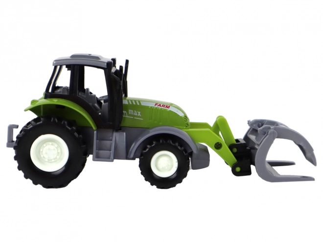 Green Crocodile Farm Tractor Excavator Toy