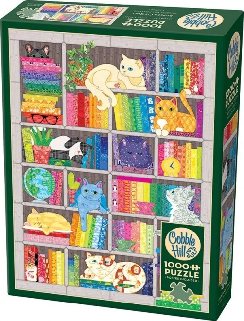 Cobble Hill Puzzle Rainbow Cats 1000 Pieces