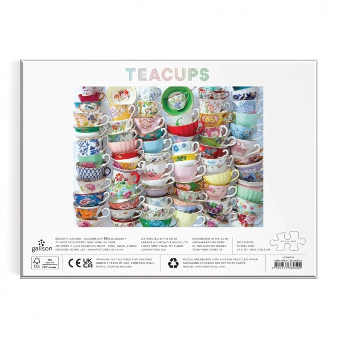 Tea Cups Jigsaw Puzzle