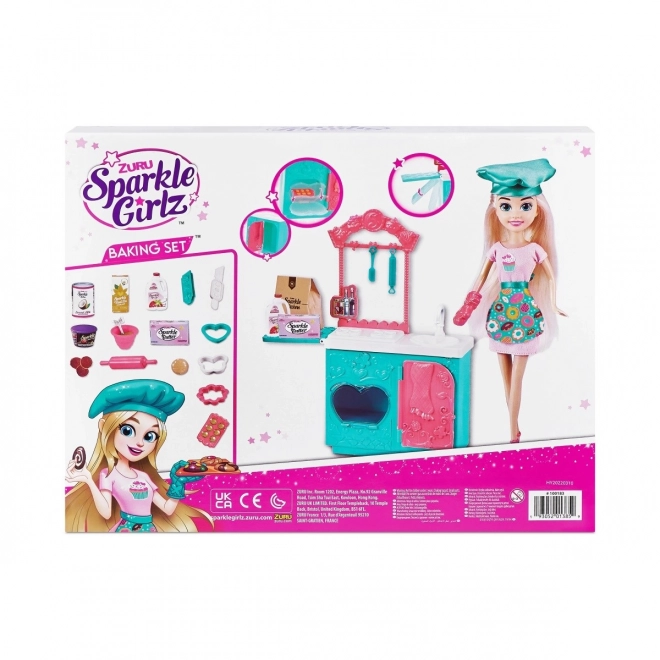 Sparkle Girlz Doll Baking Set