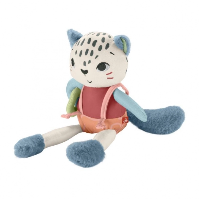 Fisher Price Snow Leopard Plush Sensory Toy