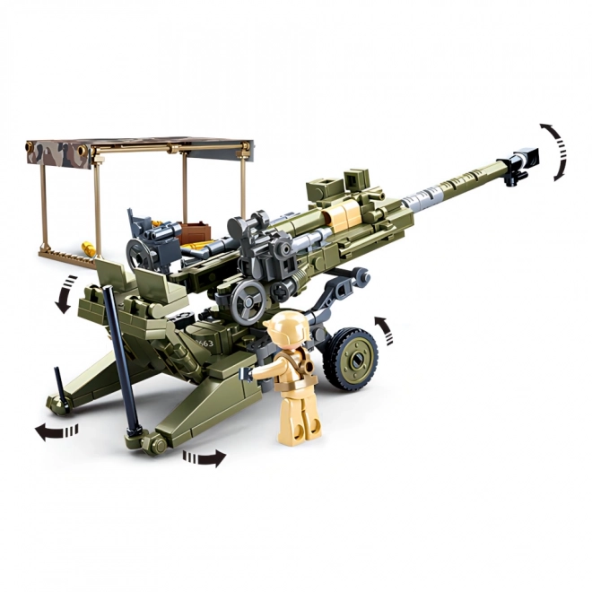 Sluban Model Bricks Howitzer Cannon M777