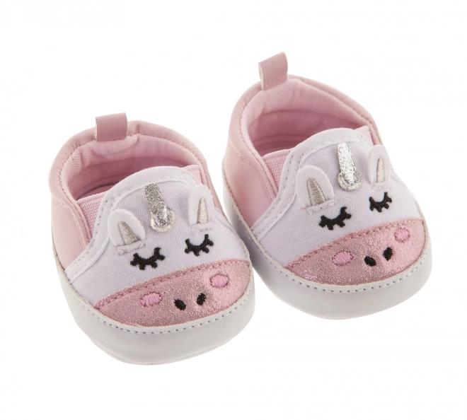 Pink Doll Sneakers with Unicorn