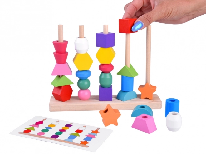 Educational Wooden Puzzle Blocks Set