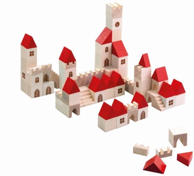 Wooden City Building Blocks Set