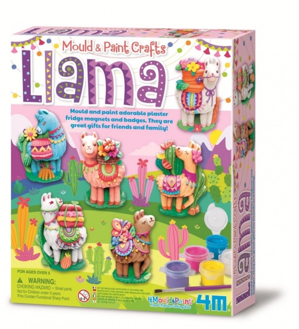 Creative Set Plaster Casts - Llama