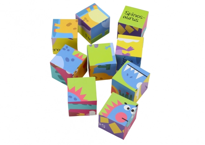 Educational Puzzle Blocks Dinosaurs Set