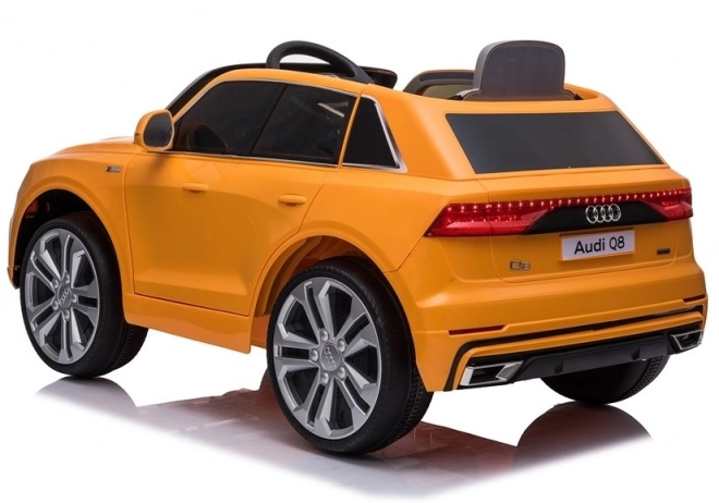 Audi Q8 Kids Ride-On Car Yellow Lacquered