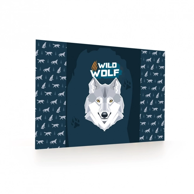 Desk Mat with Wolf Design