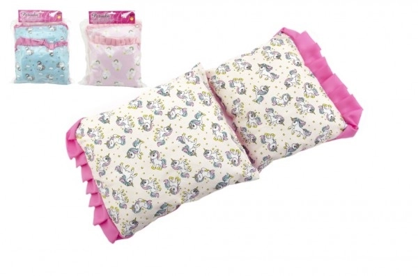 Doll Bedding Set with Pillow and Mat