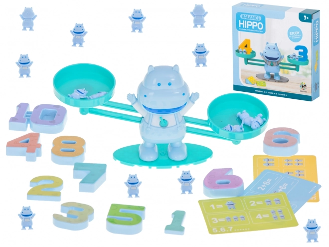 Educational Hippo Balance Scale for Math Learning