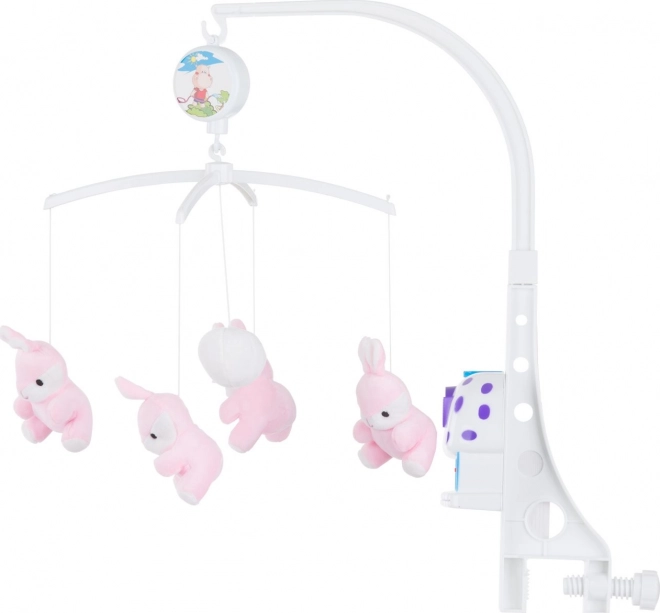 Chipolino Musical Mobile Pink Rabbits