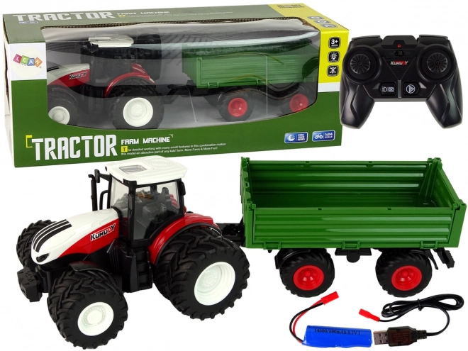 Remote Control Tractor with Trailer